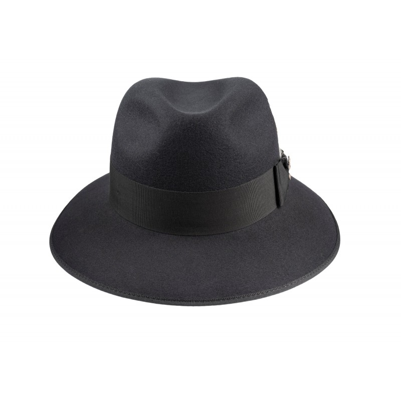 Trilbies & Pork Pies Christys Hats Madison Wool Felt Trilby-CH-CWF100023-BLACK-55 £135.00