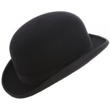 Bowlers & Homburgs Christys Hats Christys Fashion Bowler - Black-CH-CWF100005BLAC-M £120.00