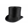 Top Hats Christys Hats Luxury Black Fur Felt Melusine Taller Top Hat-CH-CST100007BLAC-55 £466.00