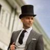 Top Hats Christys Hats Luxury Black Fur Felt Melusine Taller Top Hat-CH-CST100007BLAC-55 £466.00