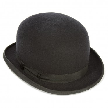 Bowlers & Homburgs Christys Hats Wool Felt Bowler Hat Black-CH-CST100004BLAC-55 £216.00