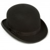 Bowlers & Homburgs Christys Hats Devon Fur Felt Bowler Hat With Adjustable Hunting Pad Black-CH-CST100001BLAC-55 £327.00