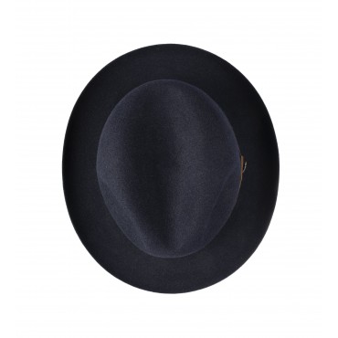 Trilbies & Pork Pies Christys Hats Sedgefield Trilby Fur Felt Navy £235.00