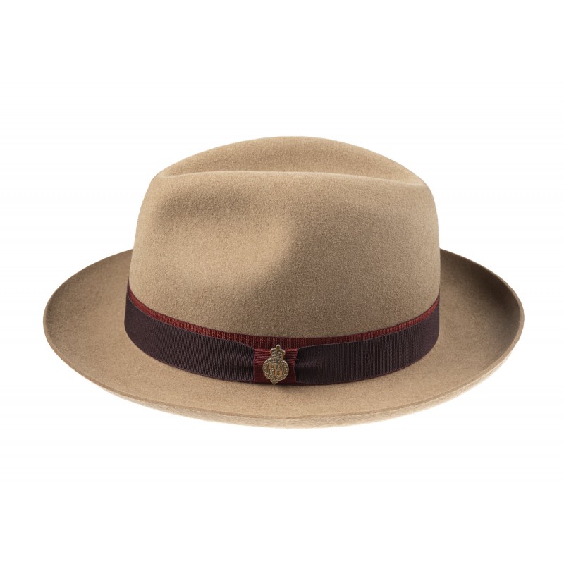 Trilbies & Pork Pies Christys Hats Sandown Trilby Fur Felt Camel £235.00