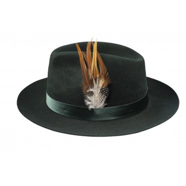 Fedora Hats Christys Hats Huntingdon Fedora Fur Felt Racing Green £235.00