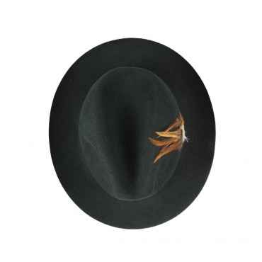 Fedora Hats Christys Hats Huntingdon Fedora Fur Felt Racing Green £235.00