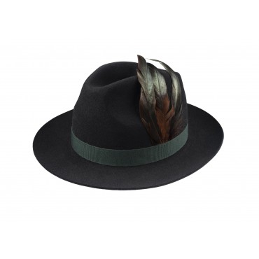 Fedora Hats Christys Hats Haydock Fedora Fur Felt Black £235.00