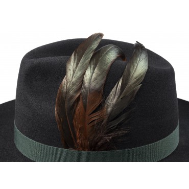 Fedora Hats Christys Hats Haydock Fedora Fur Felt Black £235.00