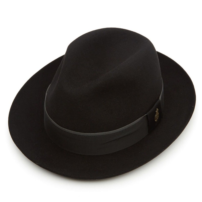 Trilbies & Pork Pies Christys Hats Filkins Fur Felt Trilby Hat-CH-CSO100274BLAC-55 £224.00