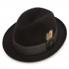 Trilbies & Pork Pies Christys Hats Finchley Fur Felt Trilby Hat-CH-CSO100273BLAC-55 £224.00