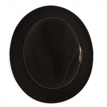 Trilbies & Pork Pies Christys Hats Finchley Fur Felt Trilby Hat-CH-CSO100273BLAC-55 £224.00