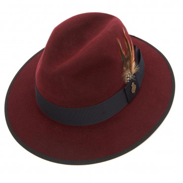 Trilbies & Pork Pies Christys Hats Farnham Down Brim Fur Felt Trilby Hat-CH-CSO100270BLAC-55 £224.00