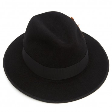 Trilbies & Pork Pies Christys Hats Farnham Down Brim Fur Felt Trilby Hat-CH-CSO100270BLAC-55 £224.00