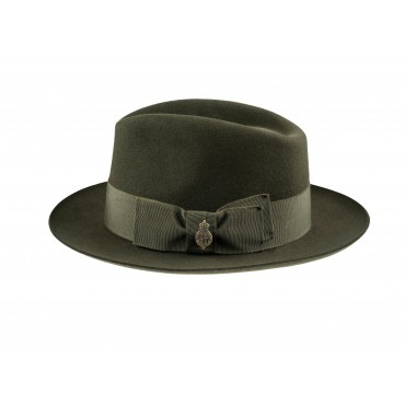 Trilbies & Pork Pies Christys Hats Bond Fur Felt Trilby Hat-CH-CSO100149BLAC-55 £224.00