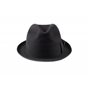 Trilbies & Pork Pies Christys Hats Kent Fur Felt Trilby Hat-CH-CSO100070BLAC-55 £224.00