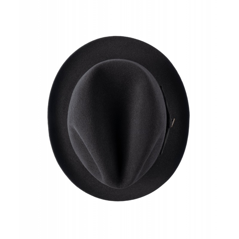 Trilbies & Pork Pies Christys Hats Kent Fur Felt Trilby Hat-CH-CSO100070BLAC-55 £224.00