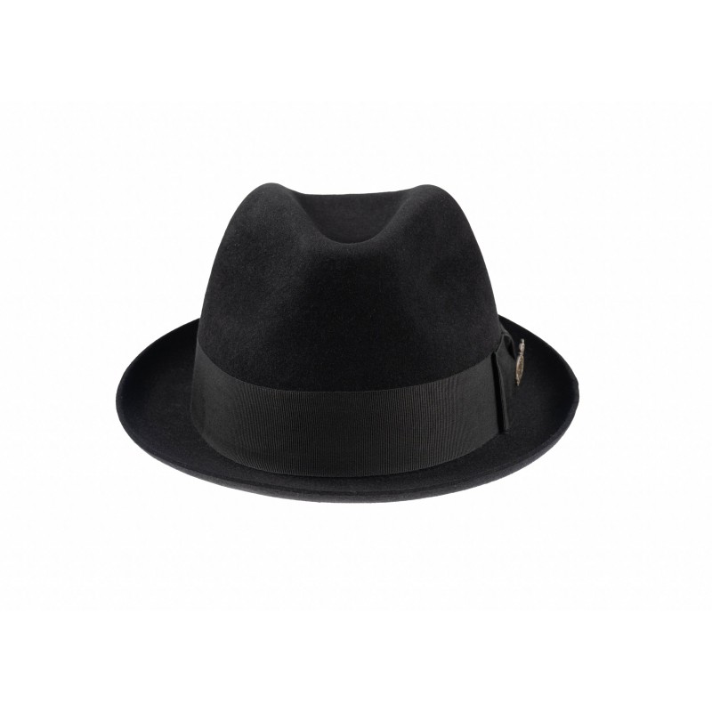 Trilbies & Pork Pies Christys Hats Kent Fur Felt Trilby Hat-CH-CSO100070BLAC-55 £224.00