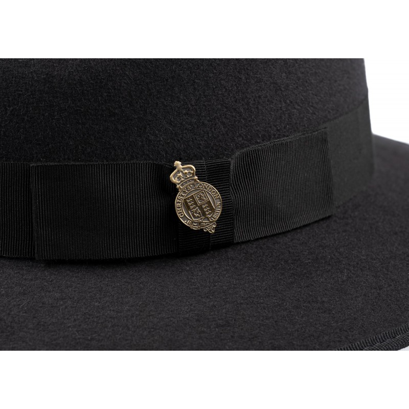 Trilbies & Pork Pies Christys Hats County Down Brim Fur Felt Trilby Hat-CH-CSO100020BLAC-55 £224.00