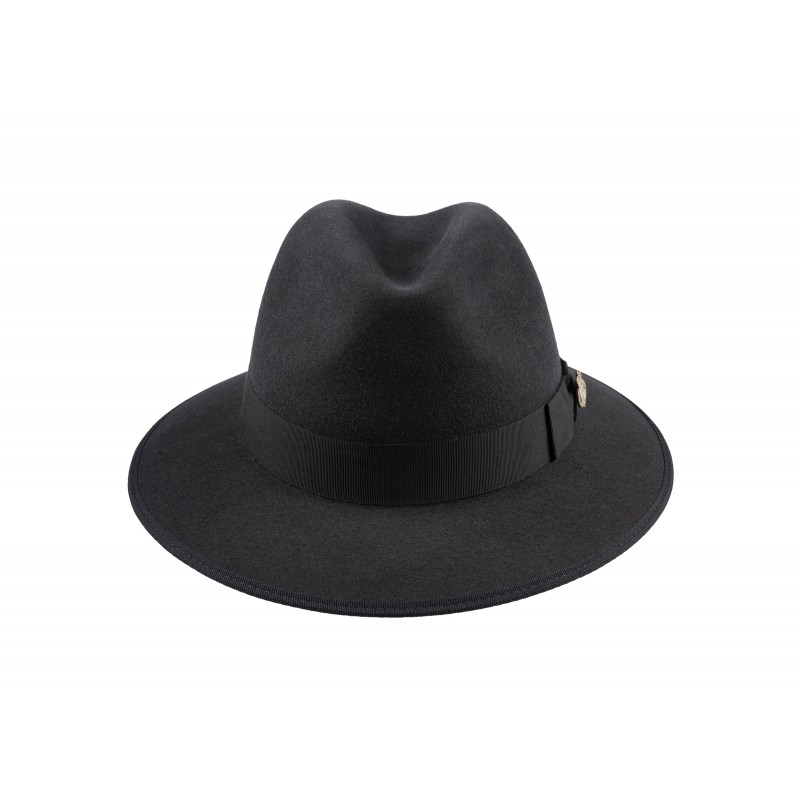 Trilbies & Pork Pies Christys Hats County Down Brim Fur Felt Trilby Hat-CH-CSO100020BLAC-55 £224.00