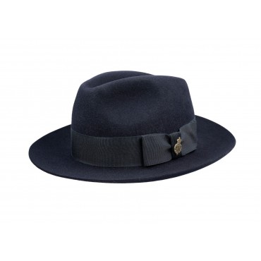 Fedora Hats Christys Hats Knightsbridge Fur Felt Fedora Hat-CH-CSO100012BLAC-55 £224.00