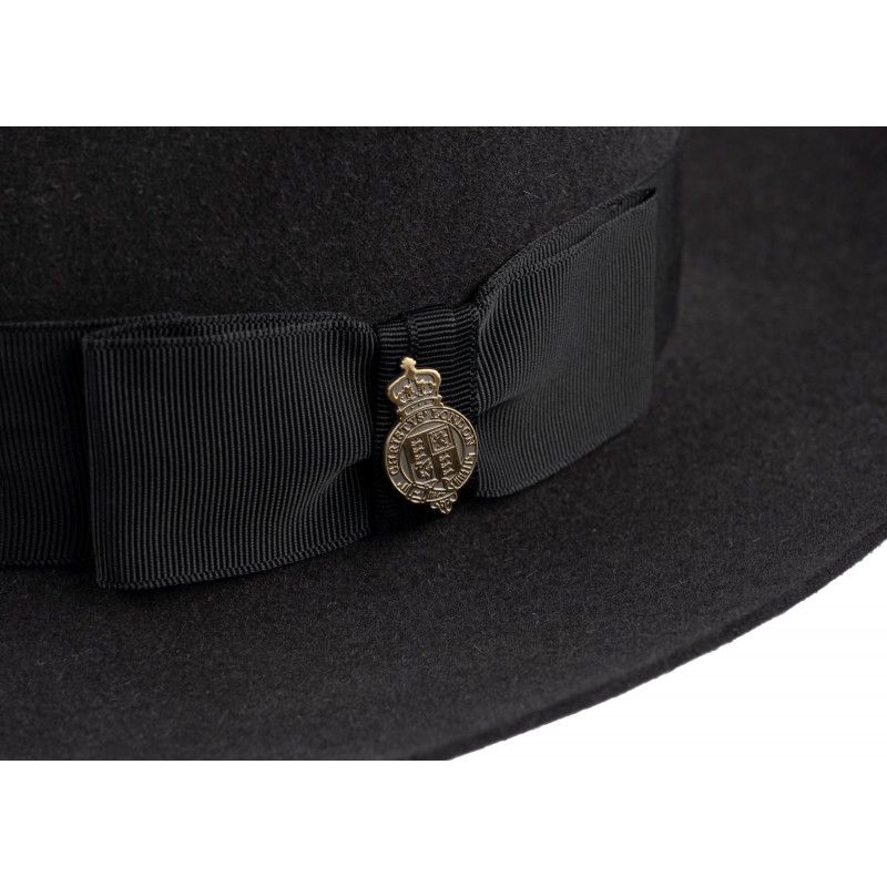 Fedora Hats Christys Hats Knightsbridge Fur Felt Fedora Hat-CH-CSO100012BLAC-55 £224.00