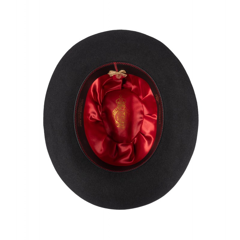 Fedora Hats Christys Hats Knightsbridge Fur Felt Fedora Hat-CH-CSO100012BLAC-55 £224.00