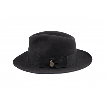 Fedora Hats Christys Hats Knightsbridge Fur Felt Fedora Hat-CH-CSO100012BLAC-55 £224.00