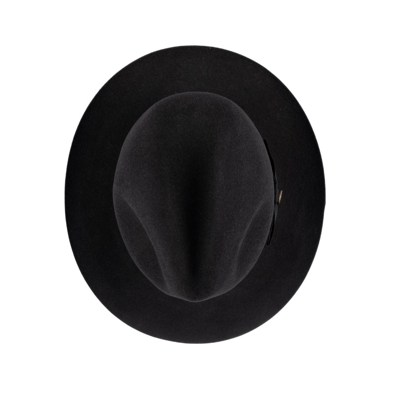 Fedora Hats Christys Hats Knightsbridge Fur Felt Fedora Hat-CH-CSO100012BLAC-55 £224.00