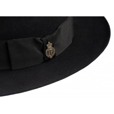 Fedora Hats Christys Hats Knightsbridge Fur Felt Fedora Hat-CH-CSO100012BLAC-55 £224.00