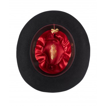 Fedora Hats Christys Hats Knightsbridge Fur Felt Fedora Hat-CH-CSO100012BLAC-55 £224.00