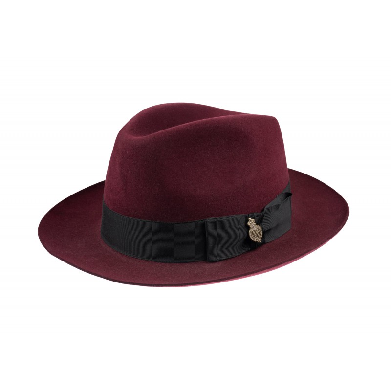 Fedora Hats Christys Hats Knightsbridge Fur Felt Fedora Hat-CH-CSO100012BLAC-55 £224.00