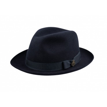 Trilbies & Pork Pies Christys Hats Epsom Fur Felt Racing Trilby Hat-CH-CSO100009BLAC-55 £224.00