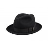 Trilbies & Pork Pies Christys Hats Epsom Fur Felt Racing Trilby Hat-CH-CSO100009BLAC-55 £224.00