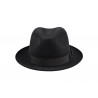 Trilbies & Pork Pies Christys Hats Epsom Fur Felt Racing Trilby Hat-CH-CSO100009BLAC-55 £224.00