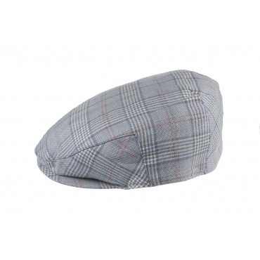 Caps & Flat Caps Christys Hats Balmoral Flat Cap In Wool Linen Fabric £34.00