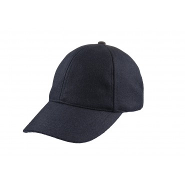 Caps & Flat Caps Christys Hats Baseball Melton Cap In Navy £89.00