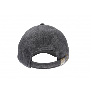 Caps & Flat Caps Christys Hats Baseball Melton Cap In Grey £89.00