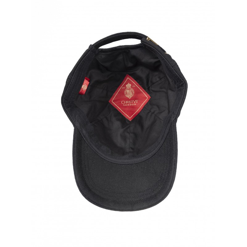 Caps & Flat Caps Christys Hats Baseball Melton Cap In Black £89.00