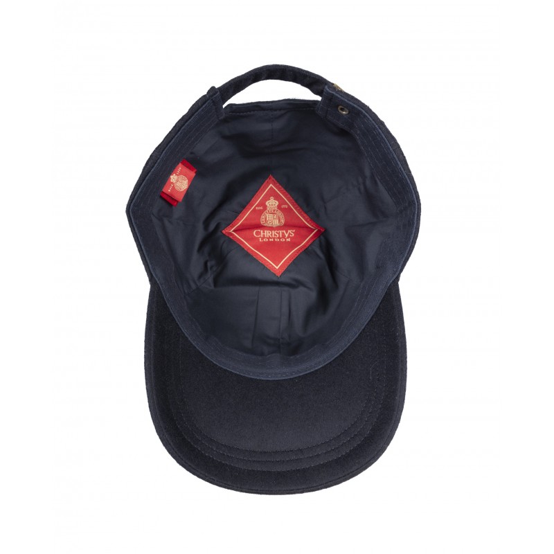 Caps & Flat Caps Christys Hats Baseball Cashmere Cap In Navy £112.00