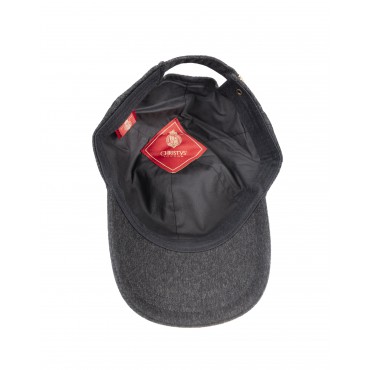 Caps & Flat Caps Christys Hats Baseball Cashmere Cap In Charcoal £112.00