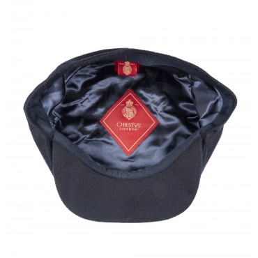 Caps & Flat Caps Christys Hats 8 Piece Cashmere Flat Cap In Navy £112.00