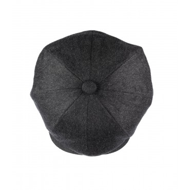 Caps & Flat Caps Christys Hats 8 Piece Cashmere Flat Cap In Charcoal £112.00