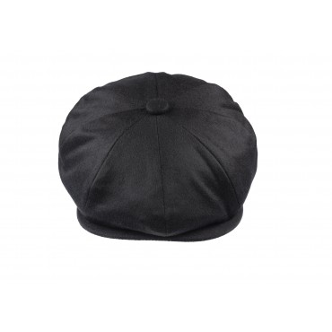 Caps & Flat Caps Christys Hats 8 Piece Cashmere Flat Cap In Black £112.00