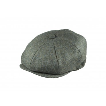 Caps & Flat Caps Christys Hats Lovat Mill Teviot Tweed Made In England 8 Piece Cap In Thistle Thistle 920 £139.00