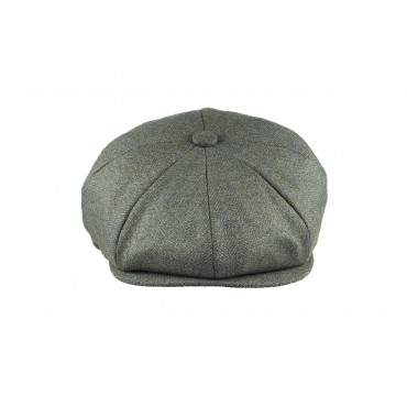 Caps & Flat Caps Christys Hats Lovat Mill Teviot Tweed Made In England 8 Piece Cap In Thistle Thistle 920 £139.00