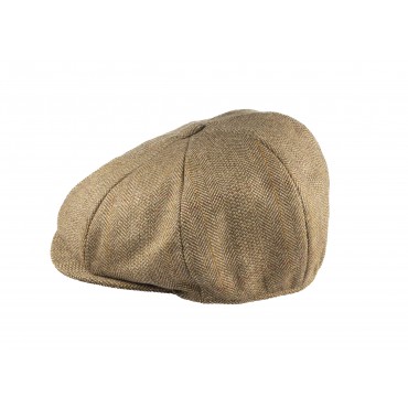 Caps & Flat Caps Christys Hats Lovat Mill Teviot Tweed Made In England 8 Piece Cap In Bracken Bracken 906 £139.00