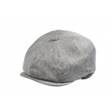 Caps & Flat Caps Christys Hats Christys X Johnstons Of Elgin Cashmere Made In England 8 Piece Cap In Light Grey £250.00