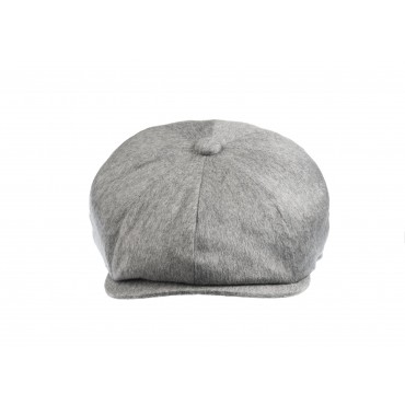 Caps & Flat Caps Christys Hats Christys X Johnstons Of Elgin Cashmere Made In England 8 Piece Cap In Light Grey £250.00