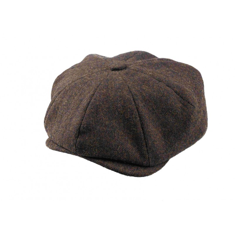 Caps & Flat Caps Christys Hats Tweed 8 Piece Cap In Brown £85.00