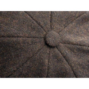 Caps & Flat Caps Christys Hats Tweed 8 Piece Cap In Brown £85.00